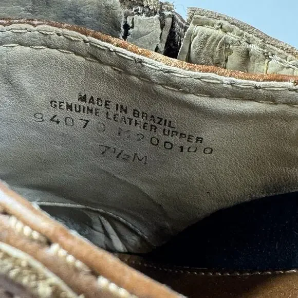 Ariat Sport Mule Womens Brown Sling Back Leather Western Slip On 7.5 M 94070 - Picture 6 of 8